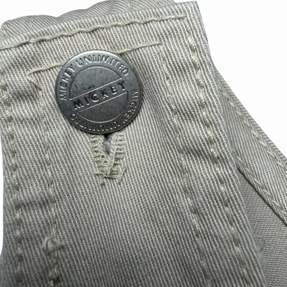 Vintage Disney Mickey Unlimited Jumper Dress XL Embroidered Mickey Birdhouse - Picture 12 of 13